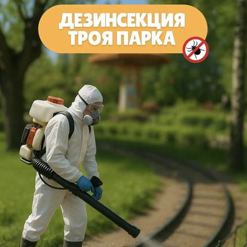 У нас безопасно! Троя парк обработан от клещей!